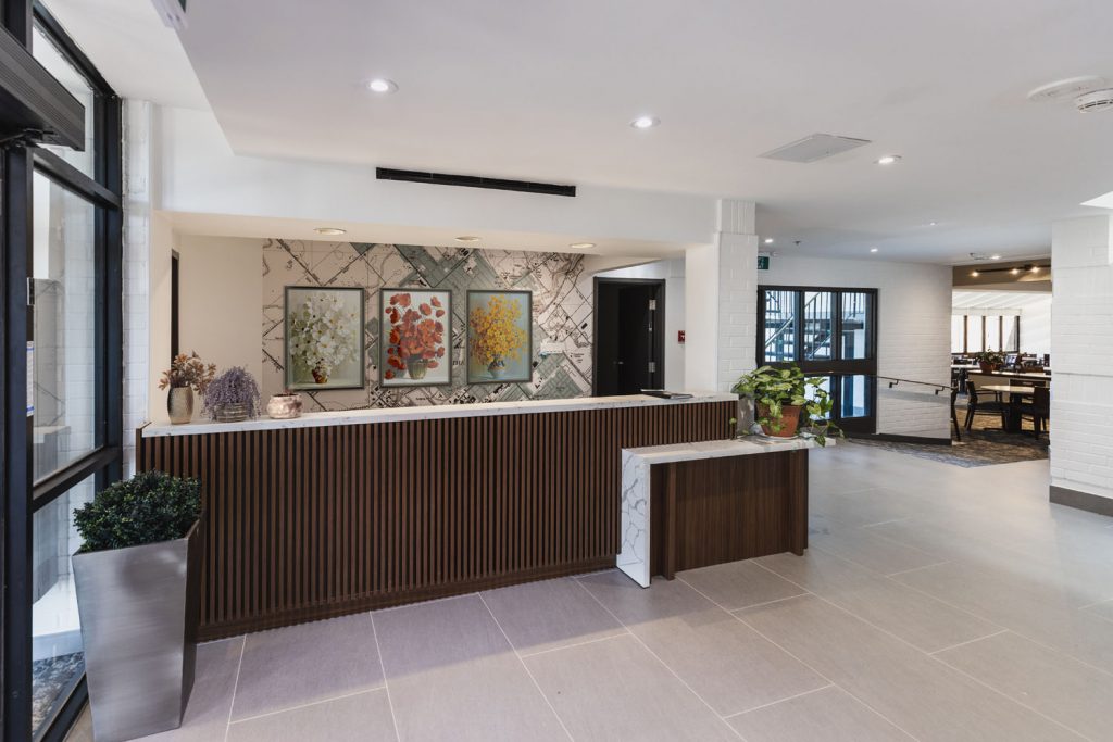 The Maples Retirement Living Front Desk / Reception